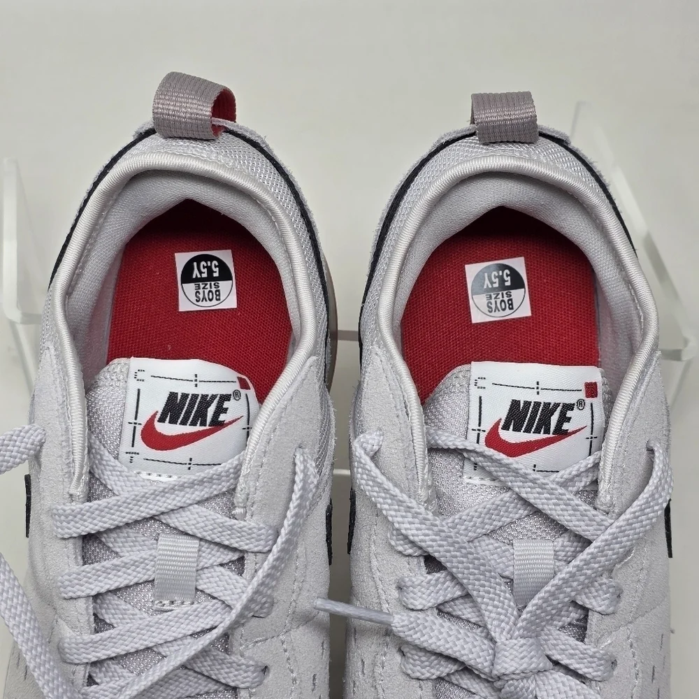 Nike C1TY GS 'College Grey Black Red HQ0028-002 Sneakers Shoes Youth Sz 5.5Y New